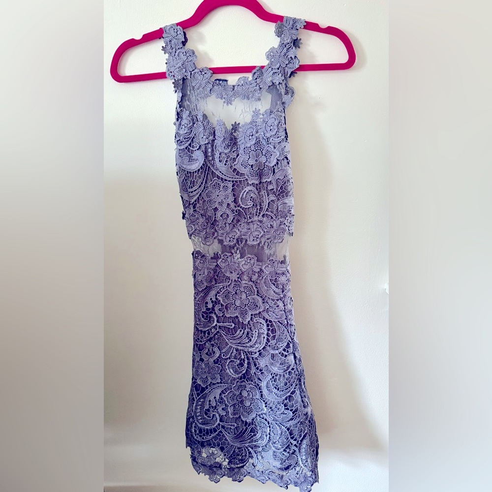 TopShop Scalloped Lace Mini Dress